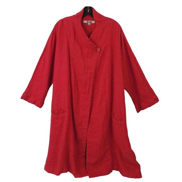 Flax Red Women's Blazer - Picture 1 of 13